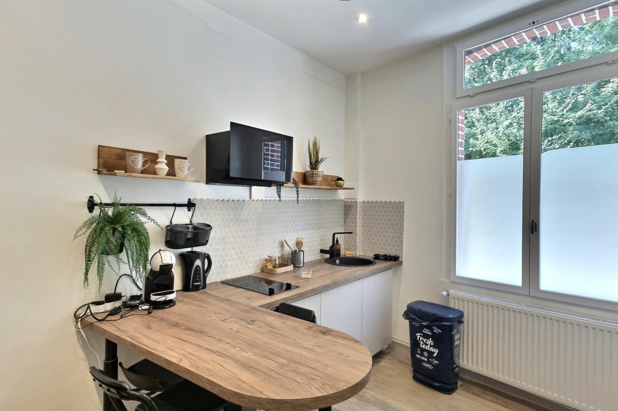 Bel Appartement Rdc Detente Balneo & Cine & Terrasse Proche Centre Gare 아미앵 외부 사진